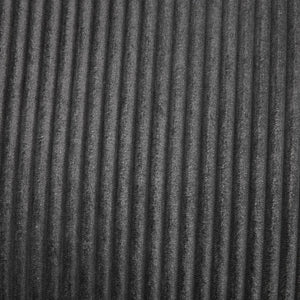 English Elm 33 Inch Oversized Swivel Corduroy Lounge Chair with Plush Chenille Cushioning and Support Springs Grey W1829P265016