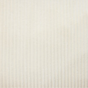 English Elm White Corduroy Compact Sofa Soft Upholstered Seating for Casual Scandinavian Living Rooms W3612S00013