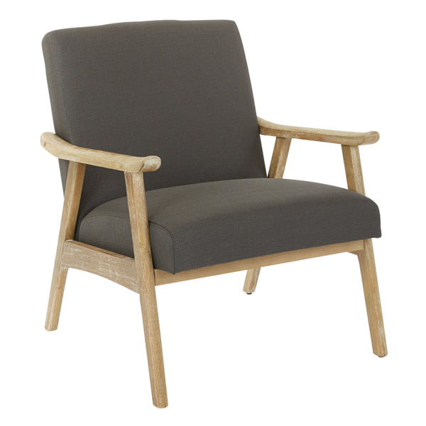 OSP Home Furnishings Weldon Chair Klein Charcoal