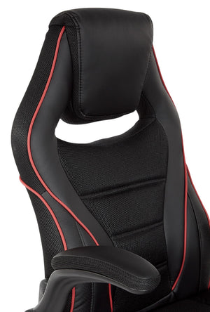 OSP Home Furnishings Xeno Gaming Chair Red