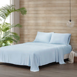 Beautyrest Tencel Polyester Blend Casual Sheet Set BR20-3896 Blue