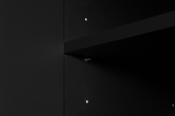 English Elm Christopher Knight Home® - 4-Door Elegant Sideboard Storage Cabinet With Gold Handles - Modern Black Design For Living & Dining N759P192449B