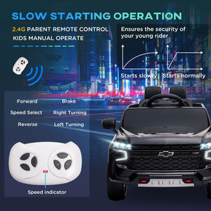 English Elm Aosom Licensed Chevrolet Tahoe 12v Kids Electric Ride on Suv with Remote Control W2225P200612