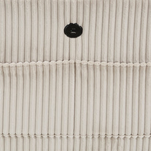 English Elm Modern Armless Chair with Hidden Storage Corduroy Upholstery Modular Accent Seat for Living Rooms Beige 25 L x 31.75 W x 22.5 H B011P206261