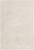 Unique Loom Finsbury Diana Machine Made Botanical Rug Ivory, Beige 6' 0" x 9' 0"