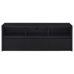 English Elm O'Brien Modern Black 3-Drawer TV Stand Media Console – Sleek Engineered Wood, Ample Storage & Cable Management B062P375526
