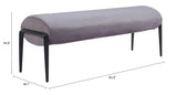 Glatt Bench Gray 110350 Zuo Modern