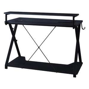 OSP Home Furnishings Checkpoint Gaming Desk Black / Carbon