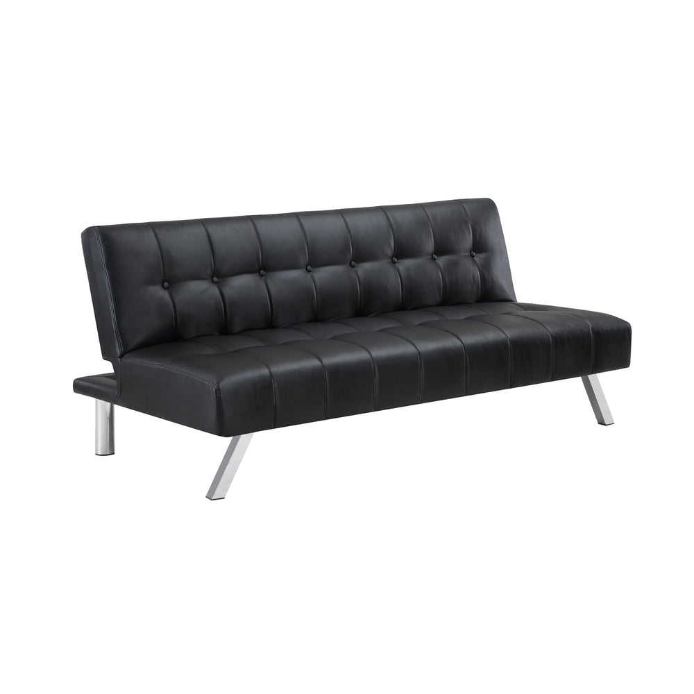 OSP Home Furnishings Sawyer Futon Black