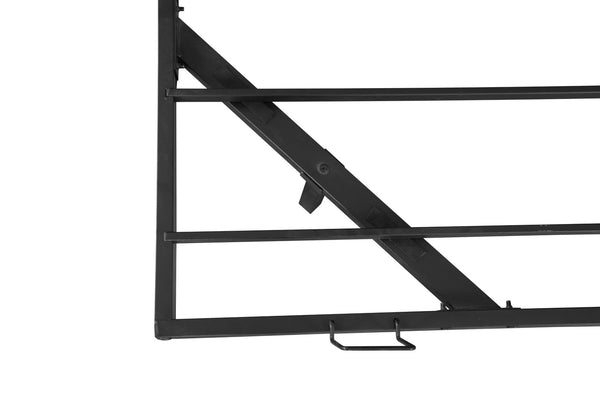 English Elm Queen Metal Platform Bed with Built-in Led Underlighting for Modern Bedroom Decor W1670P407045