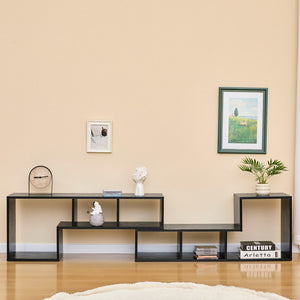 English Elm Modern Modular Mdf Entertainment Center Open Shelving Console for Any Room Layout W3875P435415