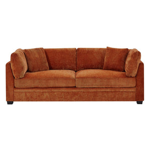 English Elm Christopher Knight Home® - 83.50" Modern Flared Arms Sofa with Chenille Upholstery, High-Density Cushions and Sturdy Legs Caramel N771P345835W