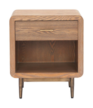 Zuo Modern Vidaz Side Table Brown - Modern Charm For Your Living Space, Stylish & Functional Mdf Steel Design Brown Mdf,Steel 110543-zuo-modern