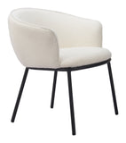 Essen Dining Chair Ivory 110101 Zuo Modern