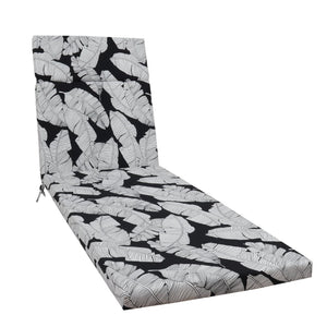 English Elm 2 Pcs Leaf Print Polyester Chaise Cushions Water Resistant Patio Pool Lounge Set W2911P277430