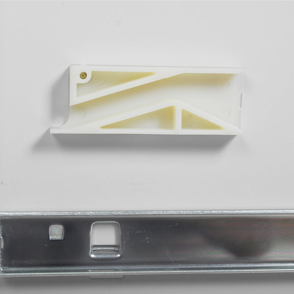 English Elm 4 Drawer Locking File Cabinet on Wheels with Anti-Tilt System, Corrosion-Resistant Metal, Secure Mobile Storage White T2398P310005