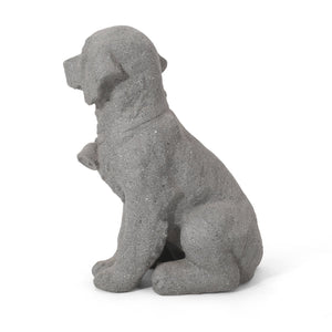 English Elm Christopher Knight Home® - MGO Puppy Garden Statue Stone Gray – Durable Cast Stone Magnesium Oxide, Weatherproof 15.25"H Charm 70877.00