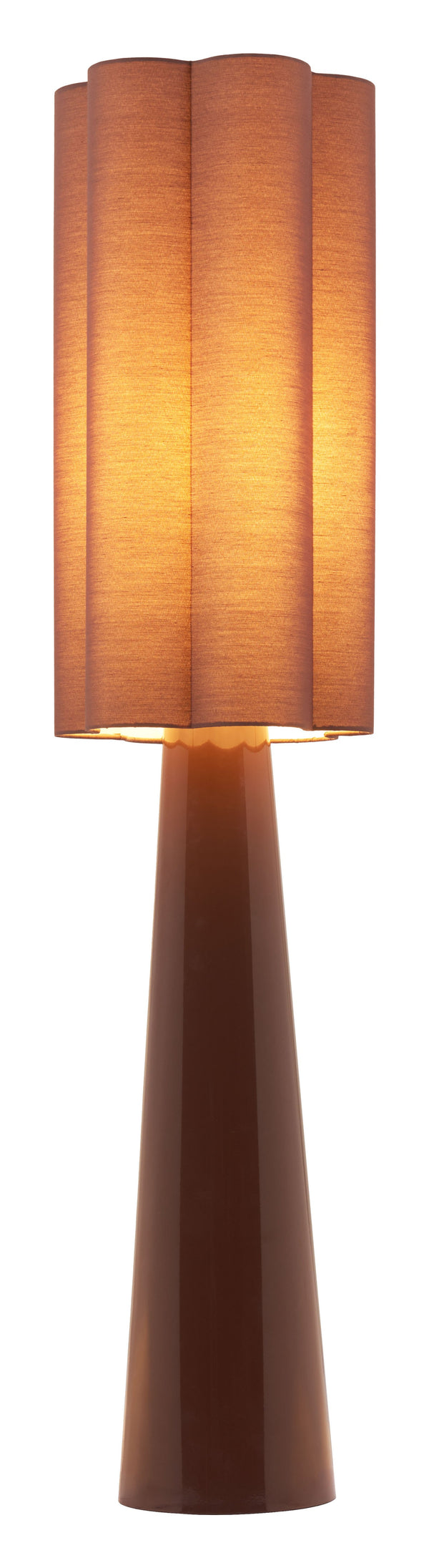 Zuo Modern Violet Floor Lamp In Brown - Modern Design, High-quality Pvc & Steel, Chic Addition For Any Room Brown Pvc,Steel 56176-zuo-modern