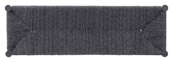 Zuo Modern Iska Bench - Modern Aluminum Seating Solution For Stylish Home Decor And Versatile Spaces Black Aluminum 704087-zuo-modern