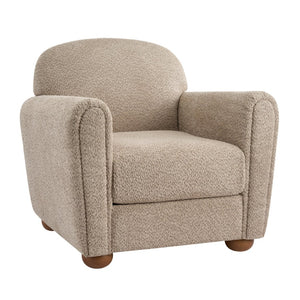 English Elm Rapallo Upholstered Accent Chair Plush Seat Modern Frame for Living Room or Entryway Light Brown N776P381488L