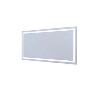 English Elm 60" Led Bathroom Vanity Mirror with Front Back Lighting Anti-fog Dimmable 3 Tones W1920P493144