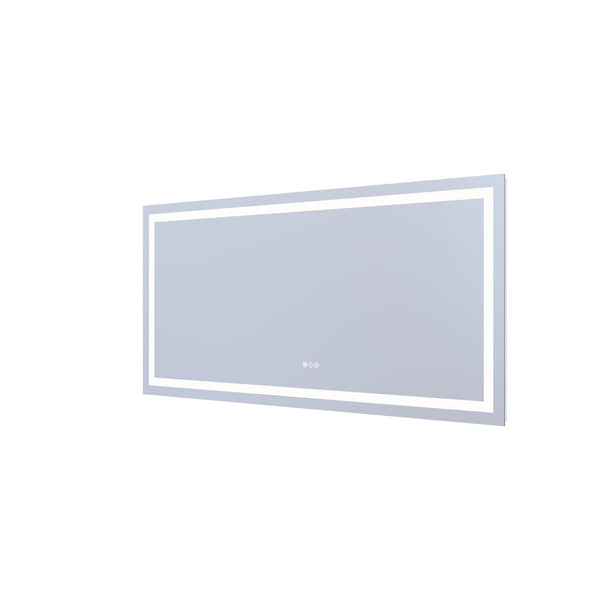 English Elm 60" Led Bathroom Vanity Mirror with Front Back Lighting Anti-fog Dimmable 3 Tones W1920P493144