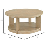 English Elm Wallace & Bay - Wallace & Bay  Clove Tan Coffee Table