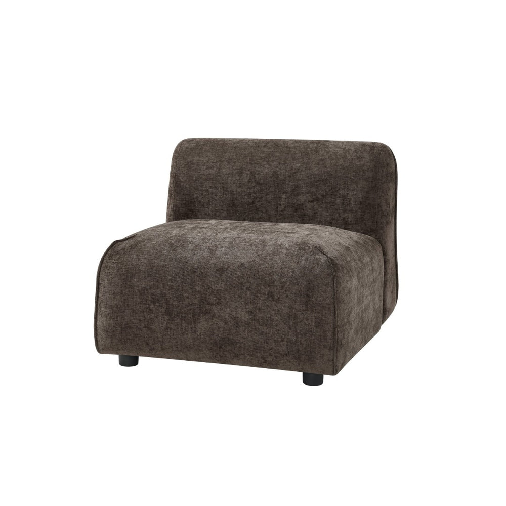 English Elm Modern Curved Accent Chair Plush Cloud Cushioning Sculptural Form for Any Room N767P399471R