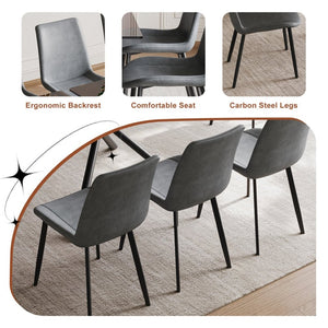 English Elm 59-inch Expandable Glass Top Dining Set Seats 8 with Upholstered Chairs X-base W2700S00083