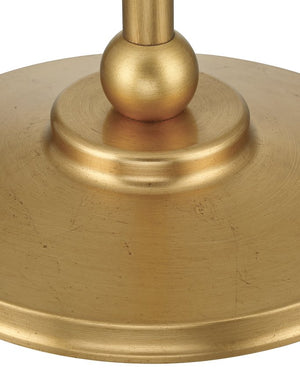 Currey & Company Forget-me-not Gold Floor Lamp - Elegant Two-light Design With Crystal Finial And Floral Accents Clear Crystal ,Metal 8000-0168-currey-company