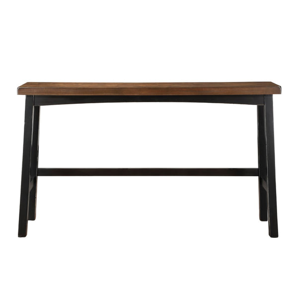 English Elm Transitional 4-Piece Pub Height Dining Set - Stylish Solid Rubberwood Table & Barstools For Home B011P284445-GIGA