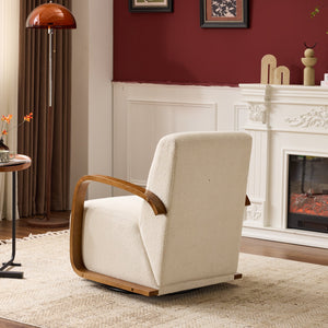 English Elm Meditation Chair - Ergonomic Cross-Legged Seating With Lumbar Support & Adjustable Cushion In Beige W3248P399635