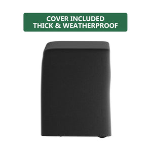 English Elm Outdoor Grill Cart With Storage – Versatile Bbq Kitchen Island, Mobile Prep Station, Weather-Resistant T3210P391495