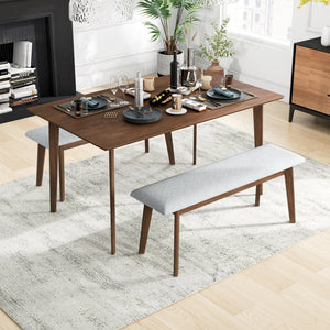 English Elm Ashcroft Furniture - Carlos Mid-Century Modern Solid Wood Dining Table – Elegant Centerpiece For 4-6 Guests, Durable Finish B183P201591