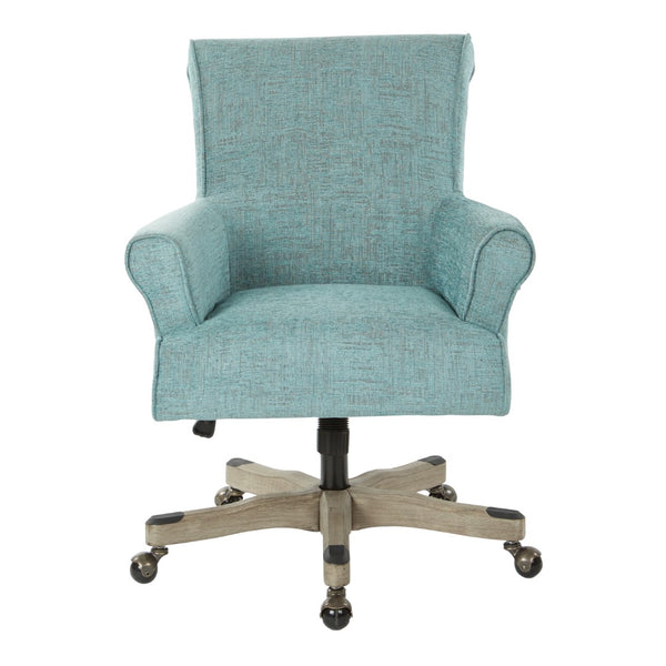 OSP Home Furnishings Megan Office Chair Turquoise
