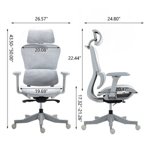 English Elm High Back Breathable Mesh Office Chair with Reclining Support and 3d Adjustable Arms W3326P330190