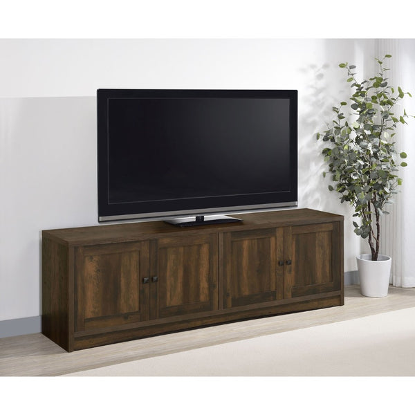 English Elm Lunetta Wide Media Console Four Door Cabinet Engineered Wood for Living Rooms Brown B062P447781