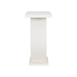 English Elm Mirod Sculptural Console Table Acacia Veneer Gloss Top Egg Base Entryway Accent Beige N760P214780W