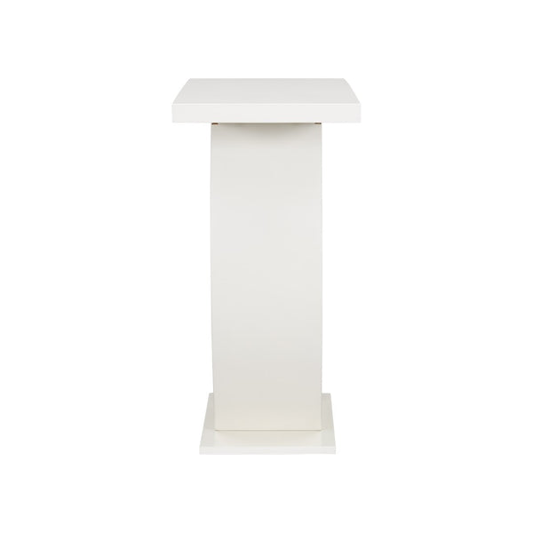 English Elm Mirod Sculptural Console Table Acacia Veneer Gloss Top Egg Base Entryway Accent Beige N760P214780W