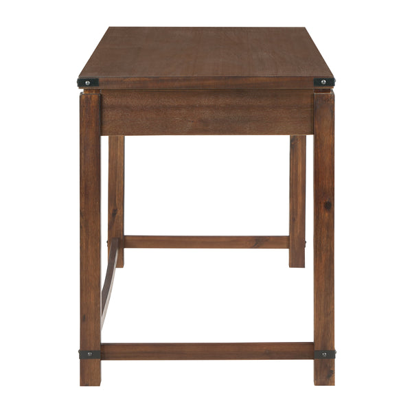 OSP Home Furnishings Baton Rouge Lift Desk Brushed Walnut