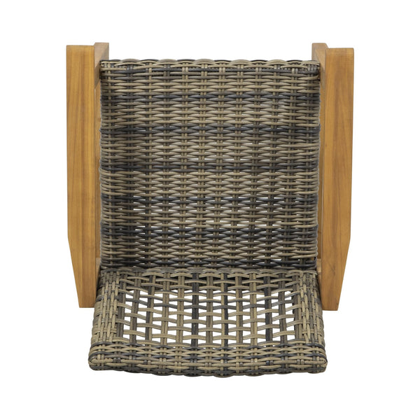 English Elm Christopher Knight Home® - HAMPTON Acacia Wood Dining Chair Pair with Handwoven Wicker Seats and Durable Velvet Finish Natural Stained 60400.00