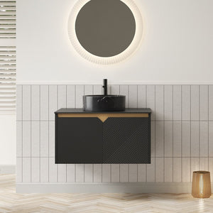 English Elm Ruben 30" Wall-Mounted Floating Bathroom Vanity & Sink, Modern Plywood Cabinet With Soft-Close Doors W2615S00315-GIGA