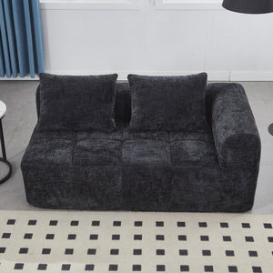 English Elm United Chenille Loveseat Sofa - Cozy Modular Sleeper For Minimalist Living Room & Apartment Spaces W1568P255151-GIGA