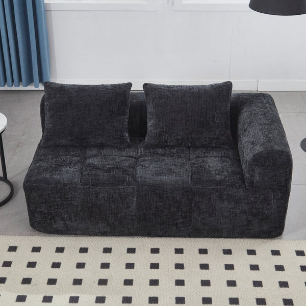 English Elm United Chenille Loveseat Sofa - Cozy Modular Sleeper For Minimalist Living Room & Apartment Spaces W1568P255151-GIGA