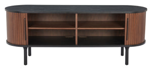 Koriana Entertainment Stand Black & Walnut 110297 Zuo Modern