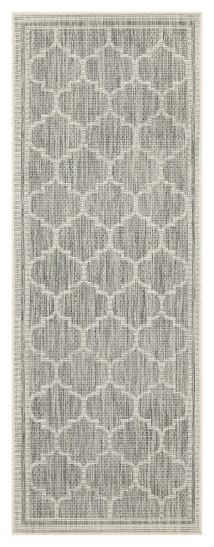 English Elm Sunshine Silver Indoor/Outdoor Area Rug 7'10" X 10'3" - Durable, Stylish, Low-Maintenance Design B186P198868-GIGA