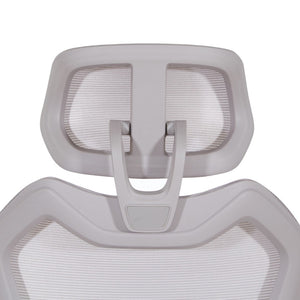 OSP Home Furnishings Ventilated Mesh Office Chair with Lumbar Support Adjustable Headrest and Ergonomic Tilt EM14622HR-2