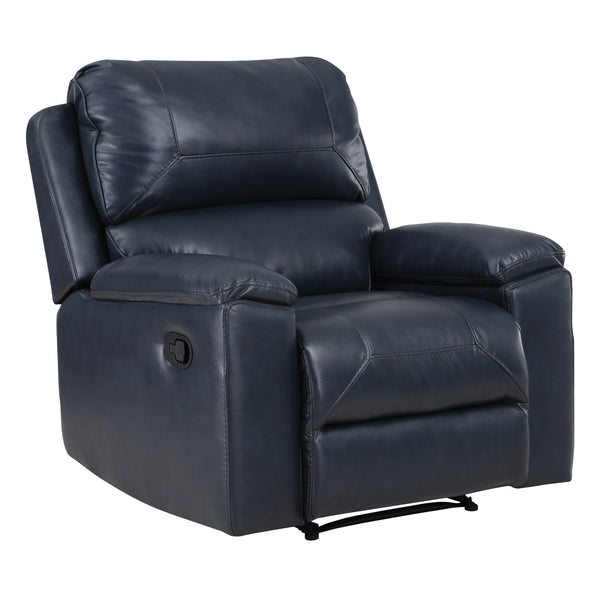 OSP Home Furnishings Santiago Recliner  Navy