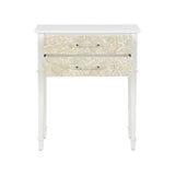 Pembroke Side Table White/Cream 385907 Chelsea House