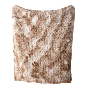 English Elm 50X60" Luxurious Faux Fur Throw Blanket – Cozy, Stylish Accent For Any Room, Easy Care & Versatile B035P243958